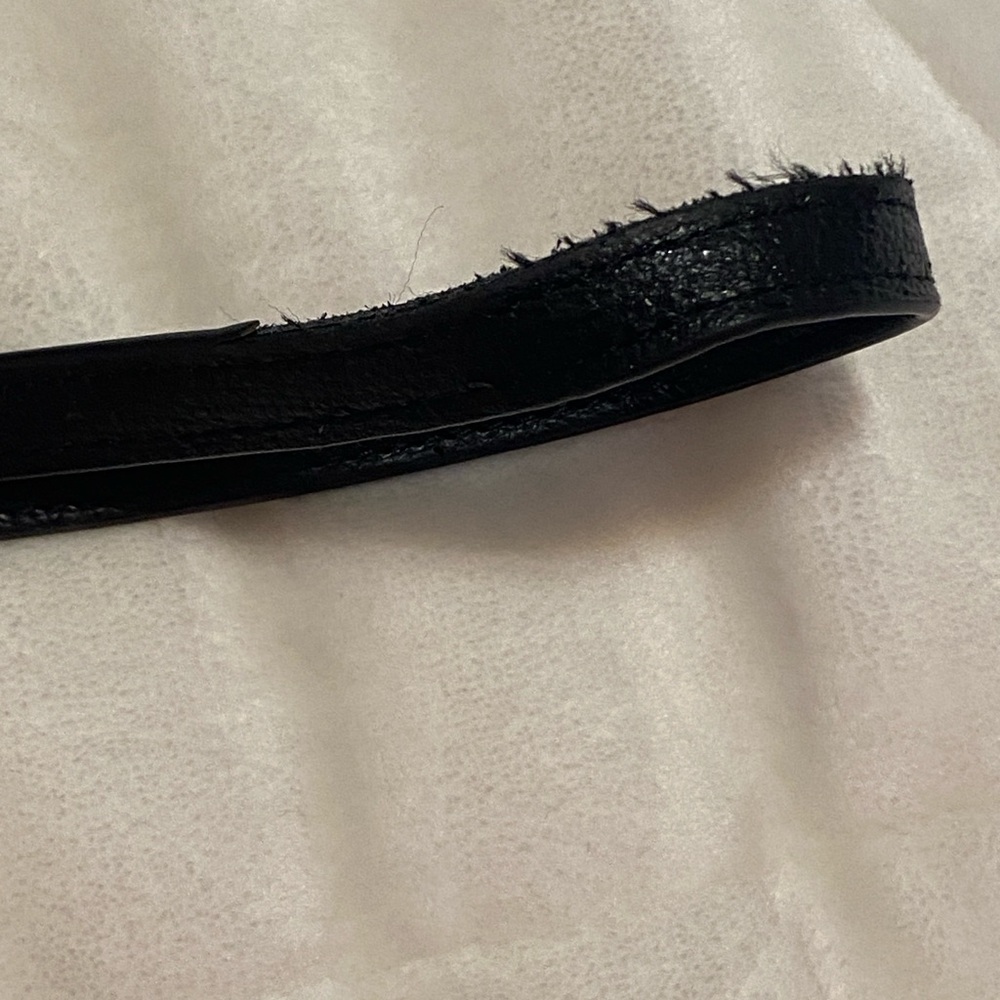 kate spade Black Leather Pebbled Tote with Gold Logo - Picture 15 of 16